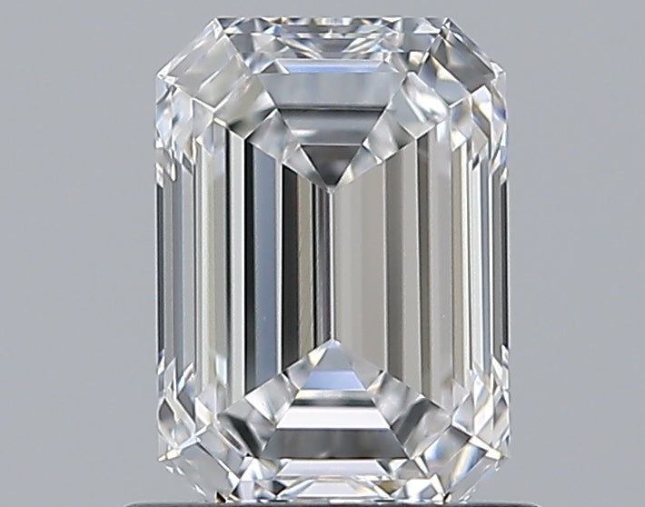 1.01 Carat Emerald Natural Diamond with  Cut Diamond in 14KT  view 1
