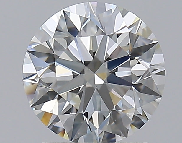 1.51 Carat Round Natural Diamond with  Cut Diamond in 14KT  view 1
