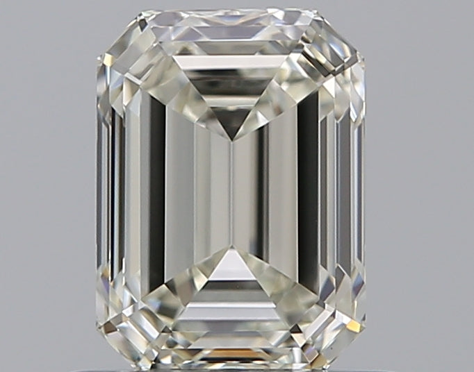 0.9 Carat Emerald Natural Diamond with  Cut Diamond in 14KT  view 1
