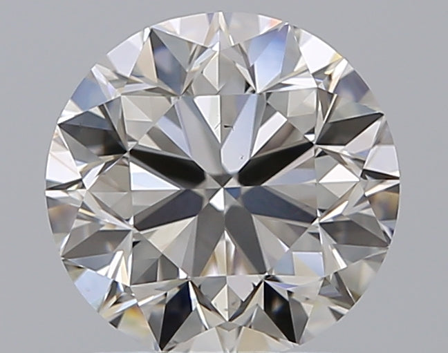 1.5 Carat Round Natural Diamond with  Cut Diamond in 14KT  view 1
