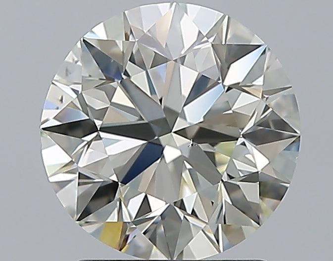 2.0 Carat Round Natural Diamond with  Cut Diamond in 14KT  view 1
