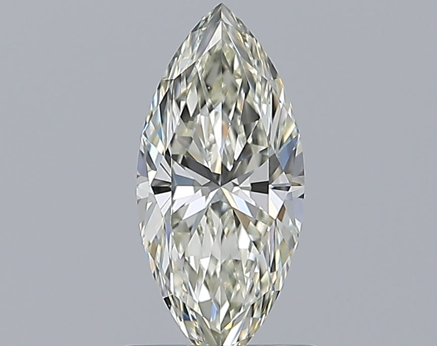 0.8 Carat Marquise Natural Diamond with  Cut Diamond in 14KT  view 1
