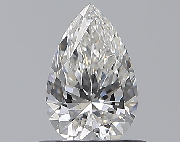 0.5 Carat Pear Natural Diamond with  Cut Diamond in 14KT  view 1
