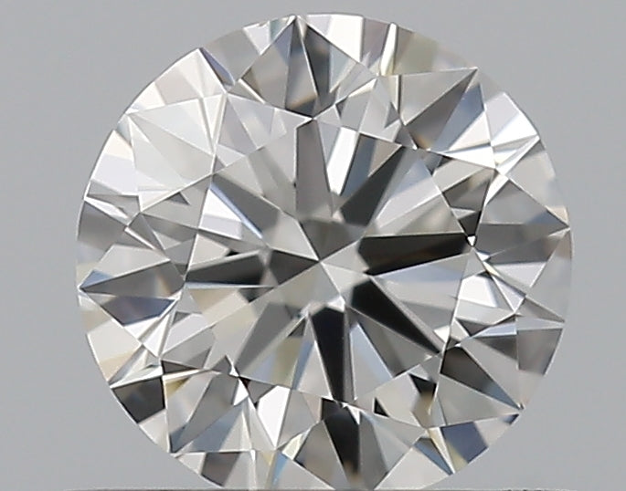 0.59 Carat Round Natural Diamond with  Cut Diamond in 14KT  view 1
