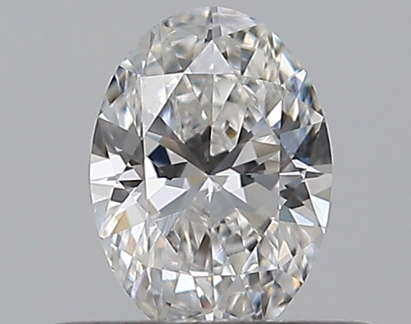 0.3 Carat Oval Natural Diamond with  Cut Diamond in 14KT  view 1
