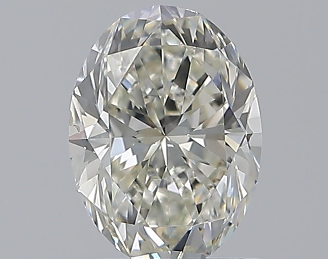 1.2 Carat Oval Natural Diamond with  Cut Diamond in 14KT  view 1
