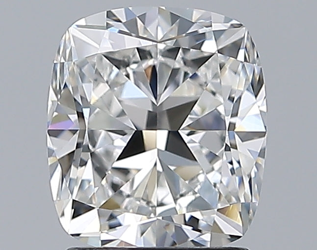 2.01 Carat Cushion Natural Diamond with  Cut Diamond in 14KT  view 1

