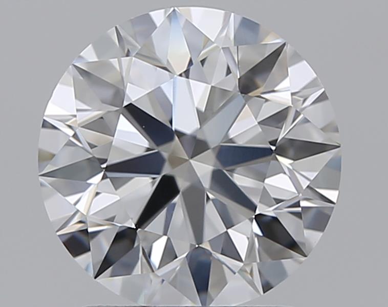 1.51 Carat Round Natural Diamond with  Cut Diamond in 14KT  view 1
