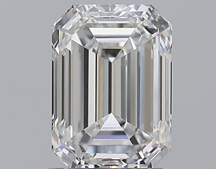 1.51 Carat Emerald Natural Diamond with  Cut Diamond in 14KT  view 1
