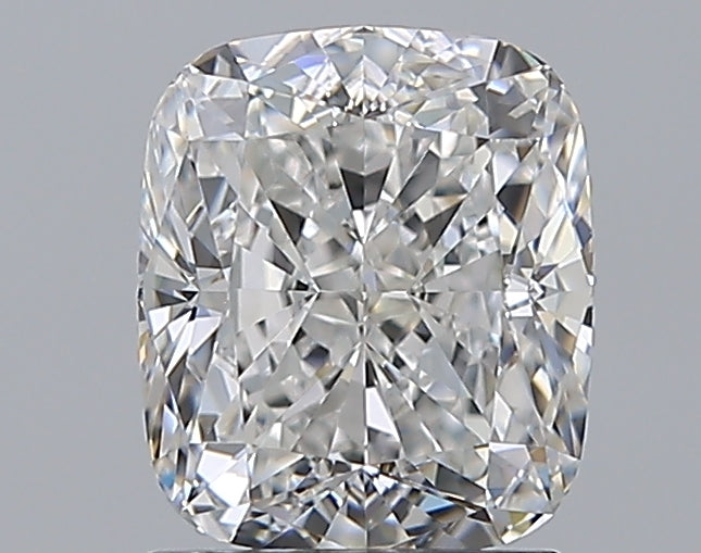 1.9 Carat Cushion Natural Diamond with  Cut Diamond in 14KT  view 1
