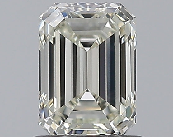 0.96 Carat Emerald Natural Diamond with  Cut Diamond in 14KT  view 1
