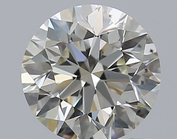 0.9 Carat Round Natural Diamond with  Cut Diamond in 14KT  view 1
