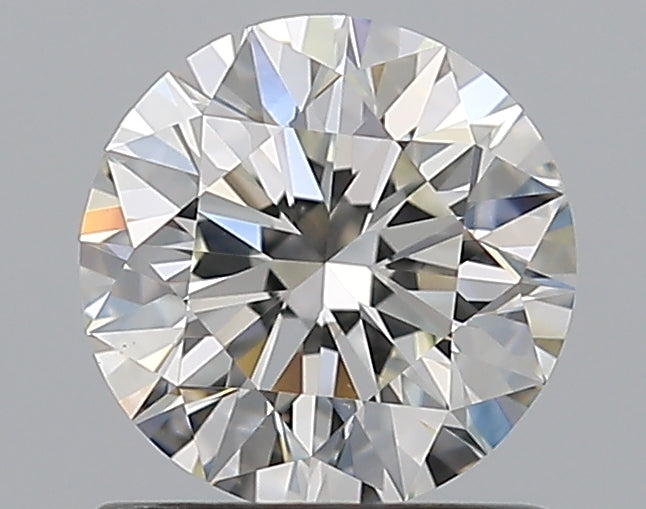 1.01 Carat Round Natural Diamond with  Cut Diamond in 14KT  view 1
