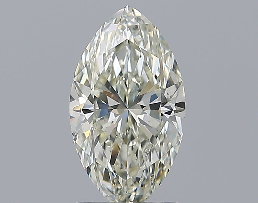 1.51 Carat Marquise Natural Diamond with  Cut Diamond in 14KT  view 1
