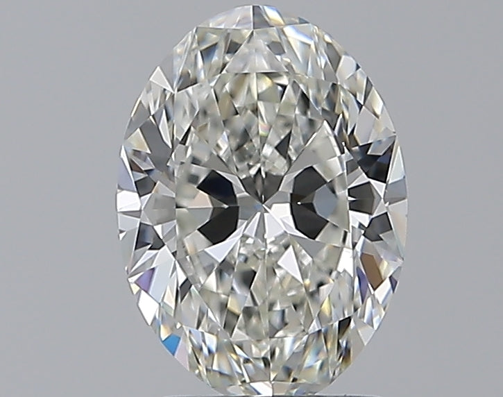 2.0 Carat Oval Natural Diamond with  Cut Diamond in 14KT  view 1
