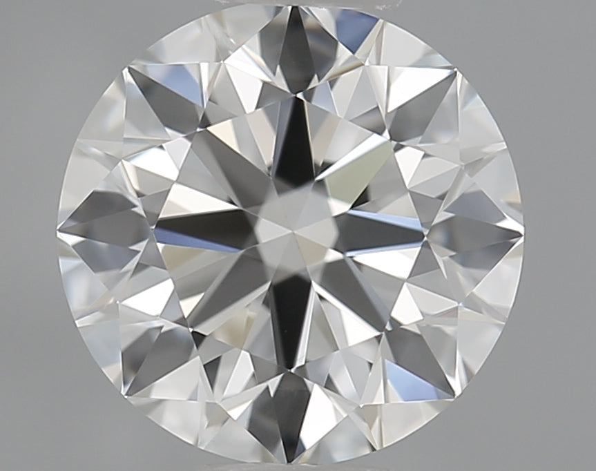 1.04 Carat Round Natural Diamond with  Cut Diamond in 14KT  view 1
