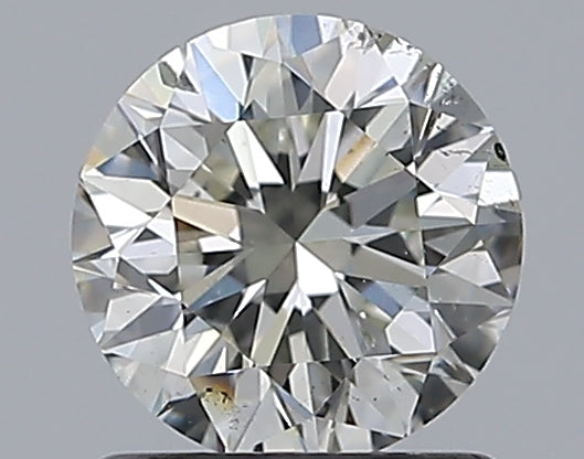 1.01 Carat Round Natural Diamond with  Cut Diamond in 14KT  view 1
