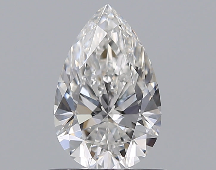 0.75 Carat Pear Natural Diamond with  Cut Diamond in 14KT  view 1

