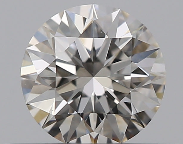 0.31 Carat Round Natural Diamond with  Cut Diamond in 14KT  view 1
