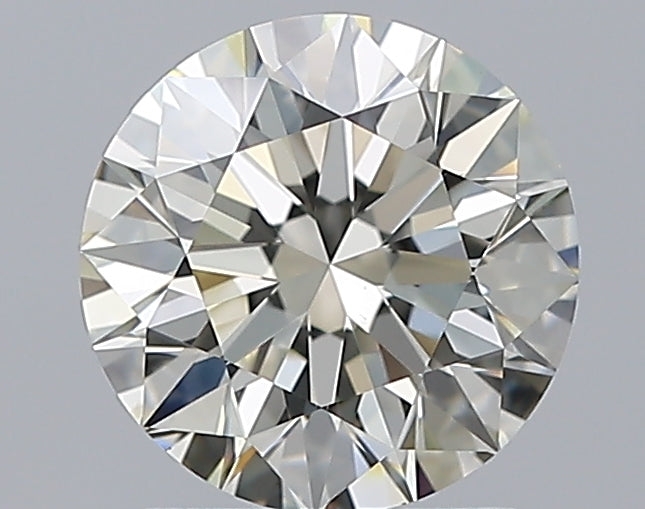 1.71 Carat Round Natural Diamond with  Cut Diamond in 14KT  view 1
