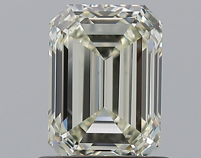 1.02 Carat Emerald Natural Diamond with  Cut Diamond in 14KT  view 1
