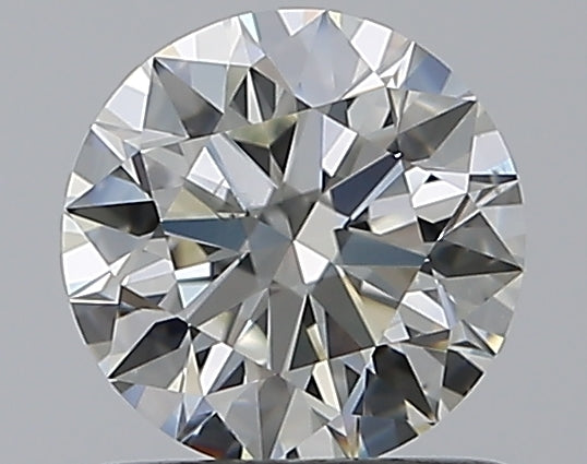 0.8 Carat Round Natural Diamond with  Cut Diamond in 14KT  view 1

