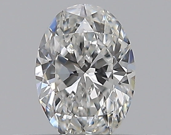 0.3 Carat Oval Natural Diamond with  Cut Diamond in 14KT  view 1
