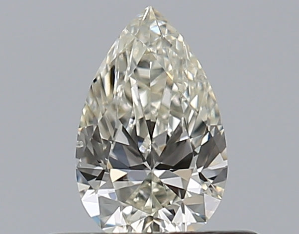 0.31 Carat Pear Natural Diamond with  Cut Diamond in 14KT  view 1
