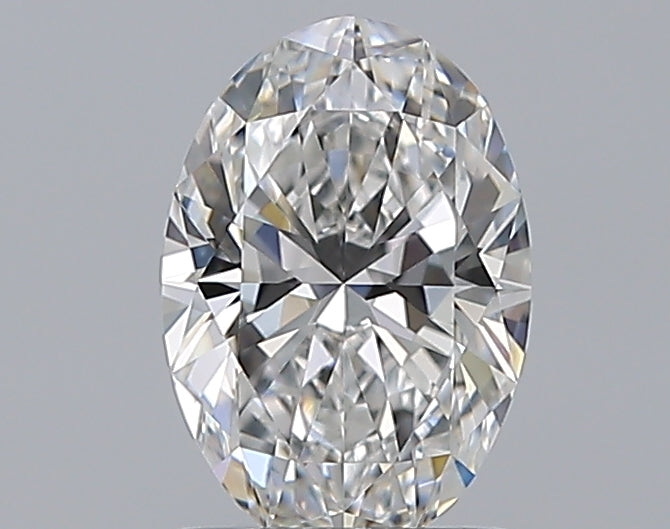1.02 Carat Oval Natural Diamond with  Cut Diamond in 14KT  view 1
