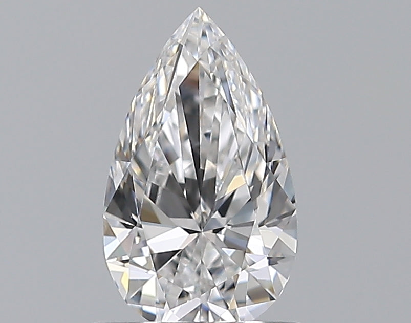 0.6 Carat Pear Natural Diamond with  Cut Diamond in 14KT  view 1
