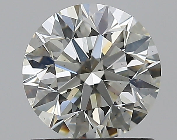 1.0 Carat Round Natural Diamond with  Cut Diamond in 14KT  view 1
