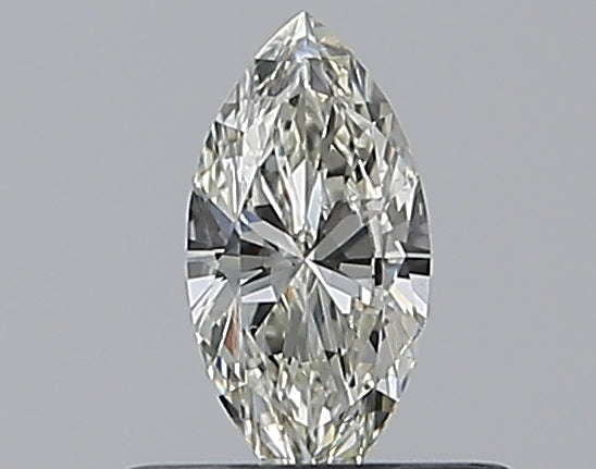 0.3 Carat Marquise Natural Diamond with  Cut Diamond in 14KT  view 1
