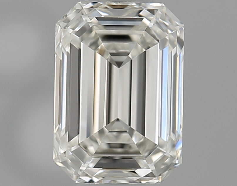 1.0 Carat Emerald Natural Diamond with  Cut Diamond in 14KT  view 1
