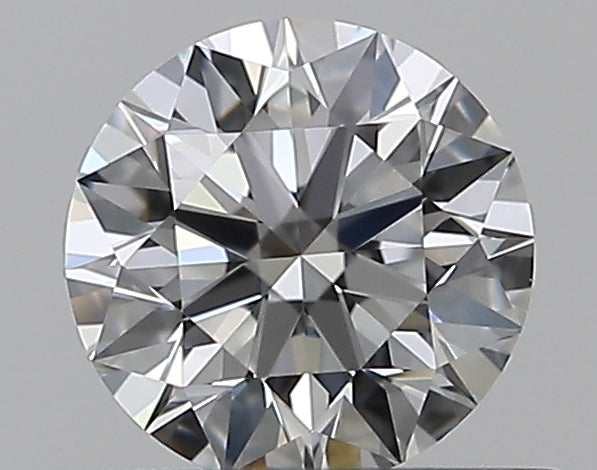 0.51 Carat Round Natural Diamond with  Cut Diamond in 14KT  view 1
