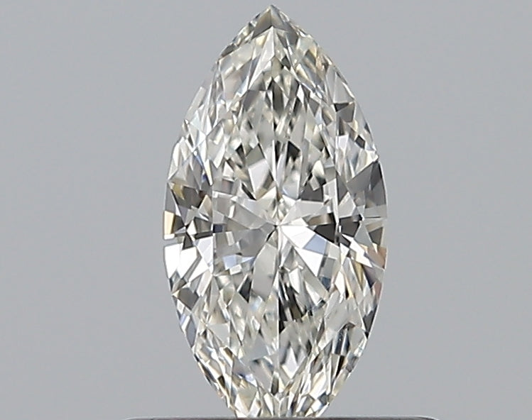 0.37 Carat Marquise Natural Diamond with  Cut Diamond in 14KT  view 1
