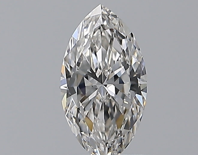 0.55 Carat Marquise Natural Diamond with  Cut Diamond in 14KT  view 1
