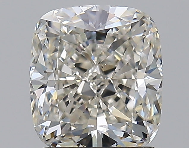 2.01 Carat Cushion Natural Diamond with  Cut Diamond in 14KT  view 1
