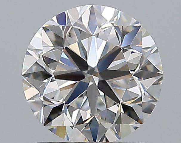 1.5 Carat Round Natural Diamond with  Cut Diamond in 14KT  view 1
