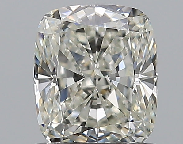 1.0 Carat Cushion Natural Diamond with  Cut Diamond in 14KT  view 1
