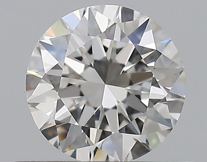 0.5 Carat Round Natural Diamond with  Cut Diamond in 14KT  view 1

