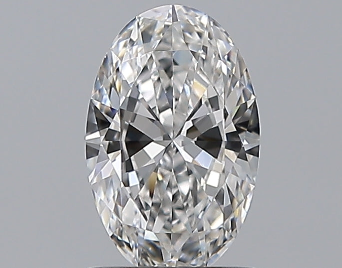 0.9 Carat Oval Natural Diamond with  Cut Diamond in 14KT  view 1
