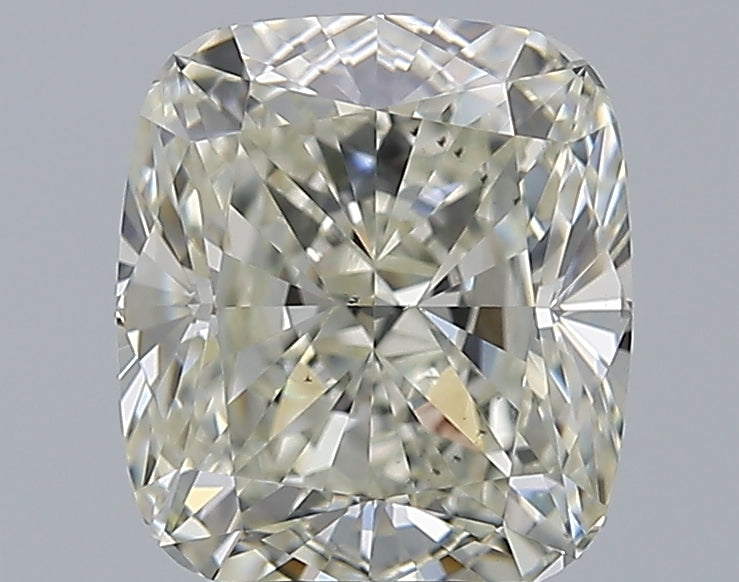 2.01 Carat Cushion Natural Diamond with  Cut Diamond in 14KT  view 1
