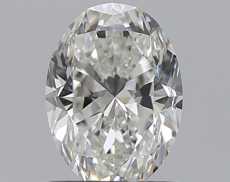 1.0 Carat Oval Natural Diamond with  Cut Diamond in 14KT  view 1
