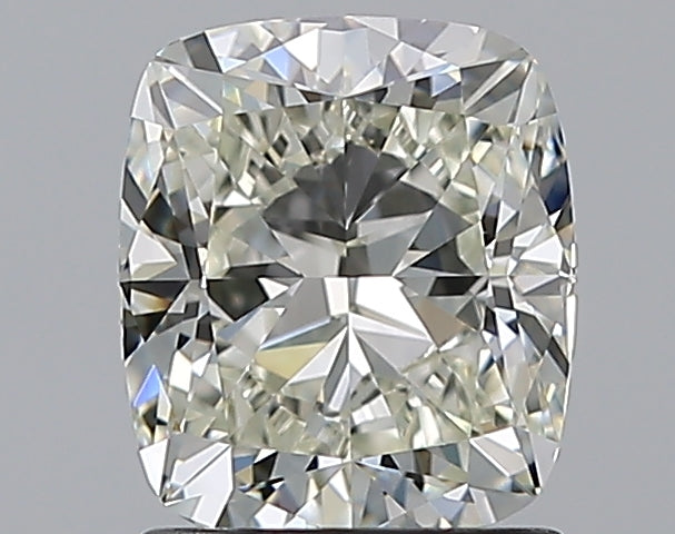 1.51 Carat Cushion Natural Diamond with  Cut Diamond in 14KT  view 1
