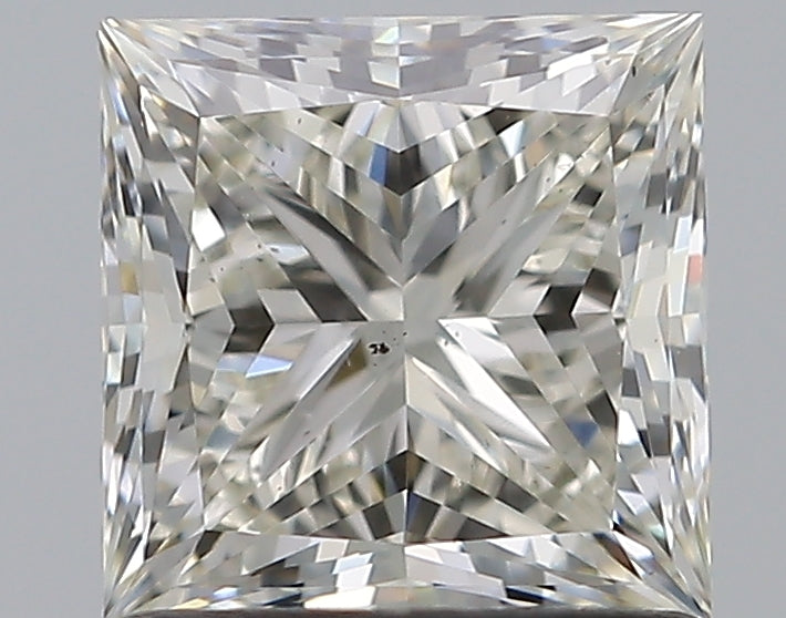 1.2 Carat Princess Natural Diamond with  Cut Diamond in 14KT  view 1
