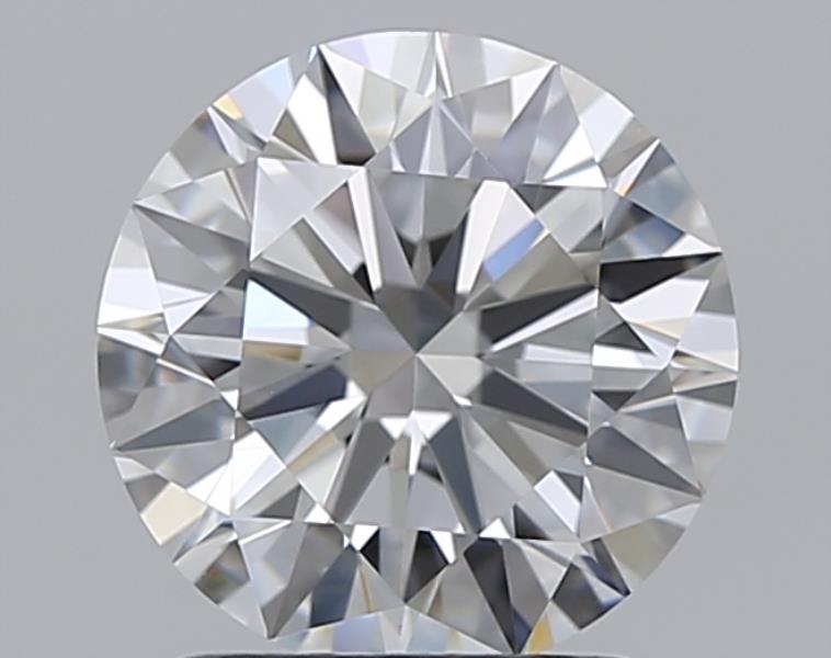 1.55 Carat Round Natural Diamond with  Cut Diamond in 14KT  view 1
