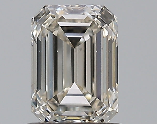 1.02 Carat Emerald Natural Diamond with  Cut Diamond in 14KT  view 1
