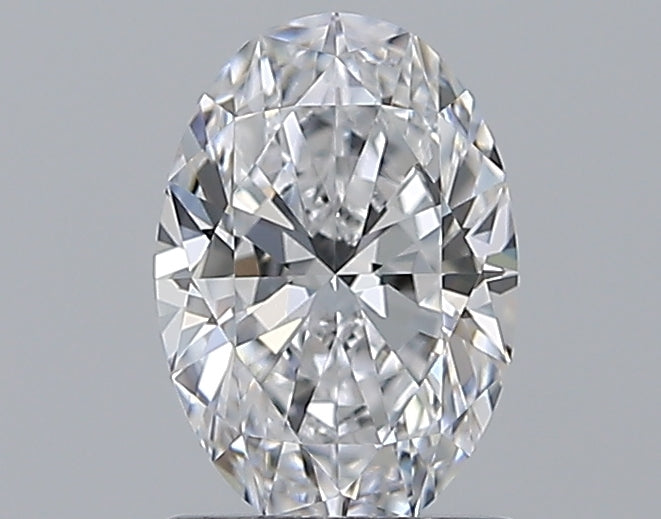 1.04 Carat Oval Natural Diamond with  Cut Diamond in 14KT  view 1
