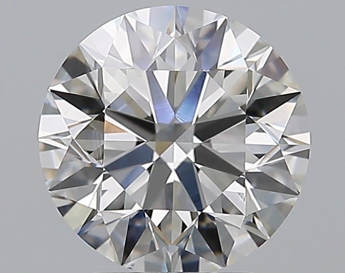 2.25 Carat Round Natural Diamond with  Cut Diamond in 14KT  view 1

