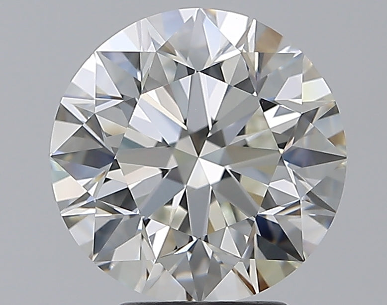4.01 Carat Round Natural Diamond with  Cut Diamond in 14KT  view 1
